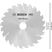 Bosch - Kreissägeblatt PRO Wood Kreissägeblatt, 2608640608 180 x 2,6 x 30 mm