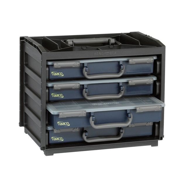 Cimco Werkzeuge - Sortimentskasten für Anschluss- und Verbindungstechnik Handybox bestückt 412004 inkl.4Sortimentskä
