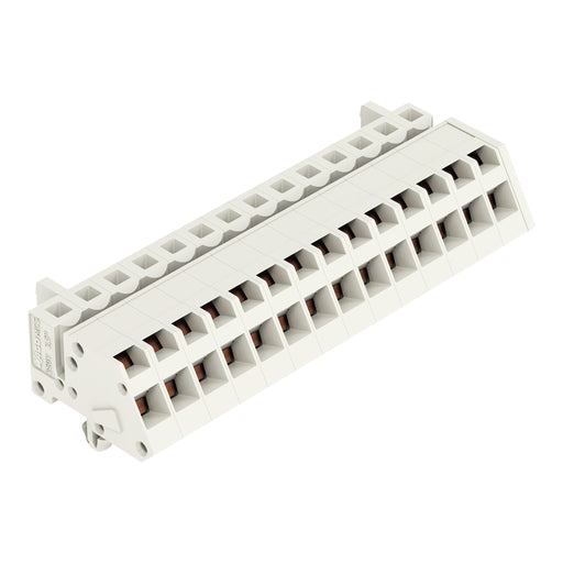 WAGO - Kabelsteckverbinder für Leiterplattensteckverbinder 1-Leiter Federleiste 721-314/008-000 CAGECLAMP 2,5mm²,lgr − 10 Stück