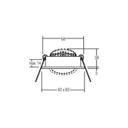 Brumberg Leuchten - Downlight/Strahler/Flutlicht LED-Einbaustrahler 12462083 3000-1800K 350mA d2w