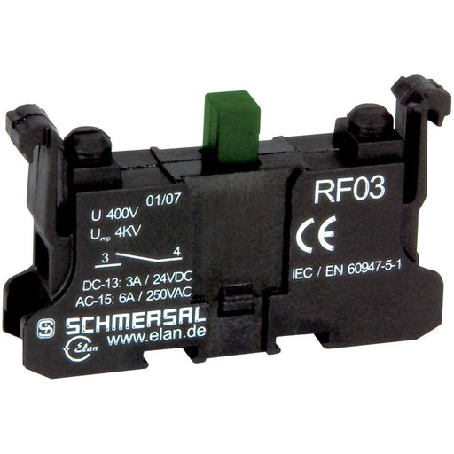 Schmersal - Hilfsschalterblock Tastelement RF03 1S