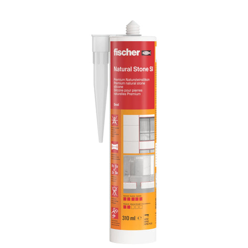 Fischer Deutschl - Dichtstoff Natursteinsilicon DNS TP transparent
