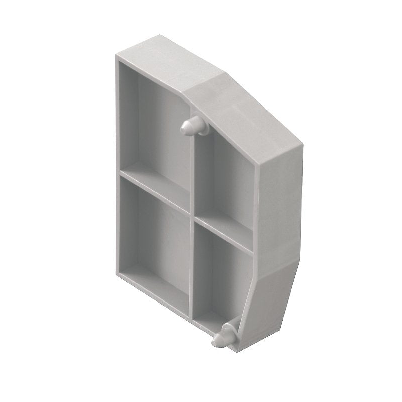 Weidmüller - Abschluss- und Zwischenplatte für Reihenklemme Abschlussplatte DP WGK 25 GY BX 48.5mmx10.9mm − 50 Stück