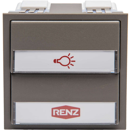 Renz Metallwaren - Funktionsmodul für Türkommunikation Komb.Klingel/Lichtmodul 97-9-85274 gr