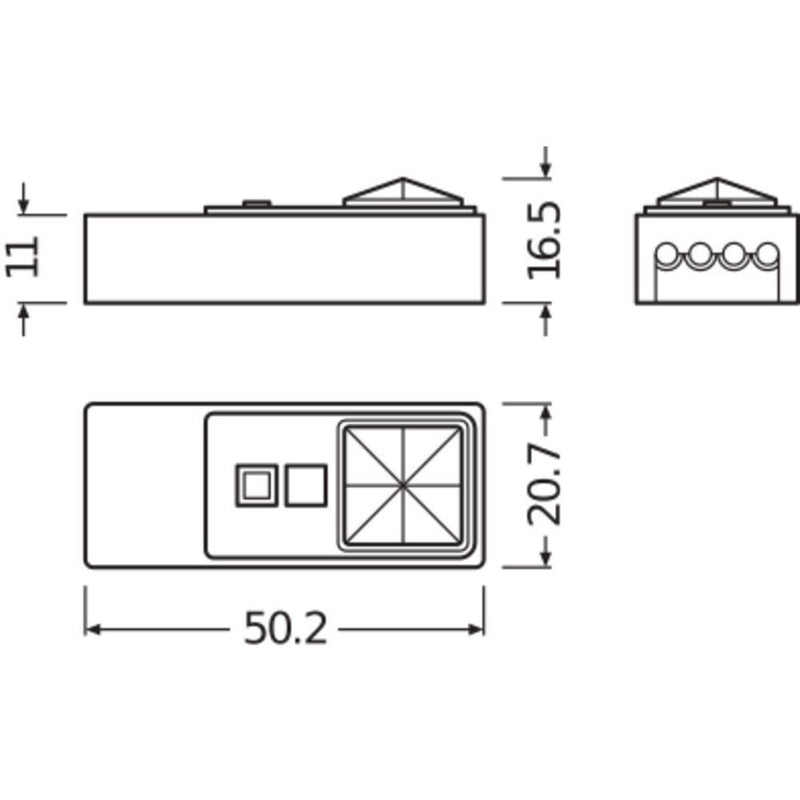OSRAM LAMPE - Lichtregelsystemkomponente DALI Sensor DALISENSORLSPDLIUFG2