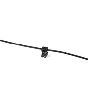 HellermannTyton - Kabelbinder Befestigungsbinder T50ROSEC4A-W schwarz − 500 Stück