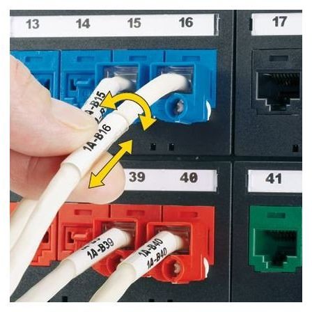 Panduit - Schriftband Etiketten R100X125V1T Vinyl − 2500 Stück
