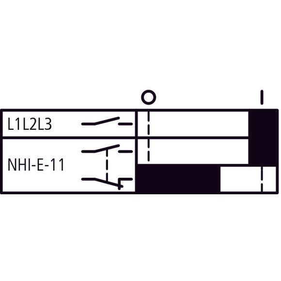 Eaton - Hilfsschalterblock Normalhilfsschalter NHI-E-11-PKZ0 1S1Ö, Einbau