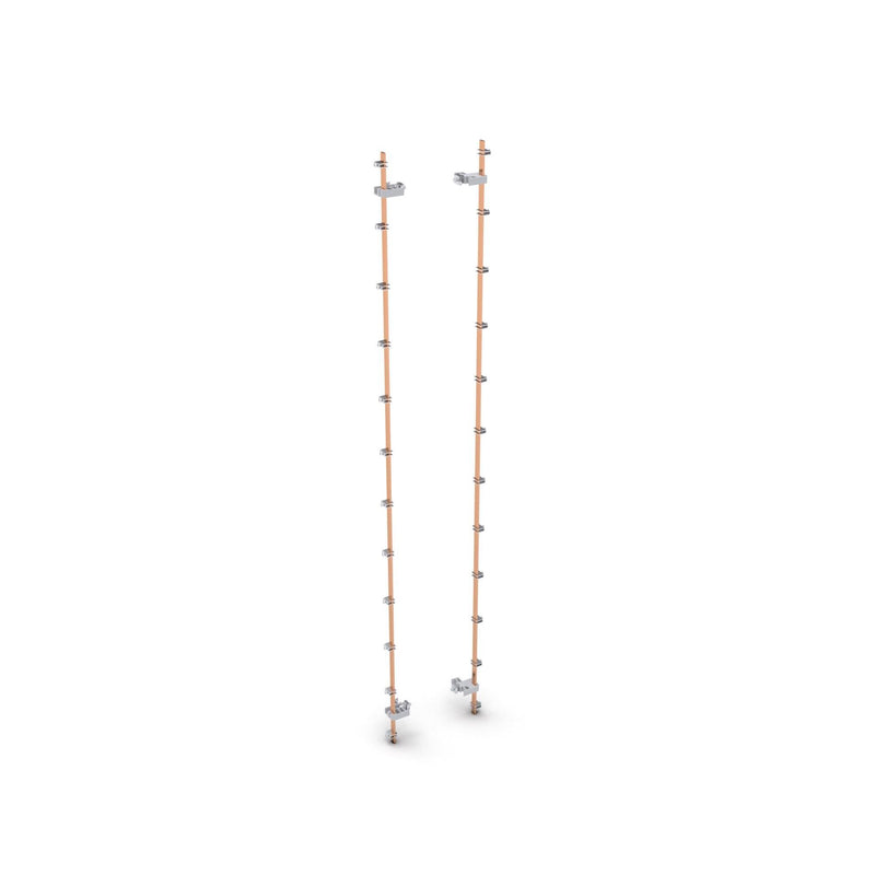 Enoc - Komponente für Erdung/Potentialausgleich (Schaltschrank) Erdungsschiene POT 15 2x1m