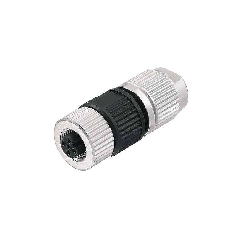 Weidmüller - Rundsteckverbinder, feldkonfektionierbar (Industriesteckverbinder) Steckverbinder SAIB-4-IDC (0,75)M12 Buchse, 4-polig