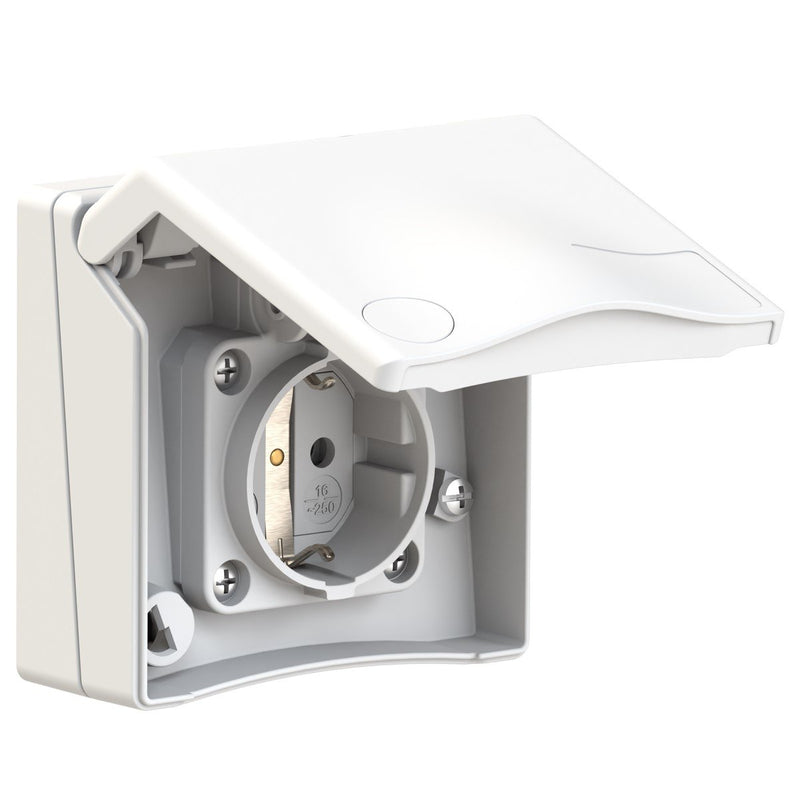 Bals Elektrotech - Schutzkontakt-Anbausteckdose Schutzkontakt-Anbausteckd. 71010 16A 2p+E IP44 de