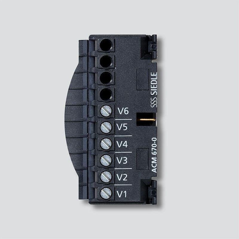 Siedle&Söhne - Zubehör/Ersatzteile für Türkommunikation Klemmblock sw 200029836-00 f. ACM 670
