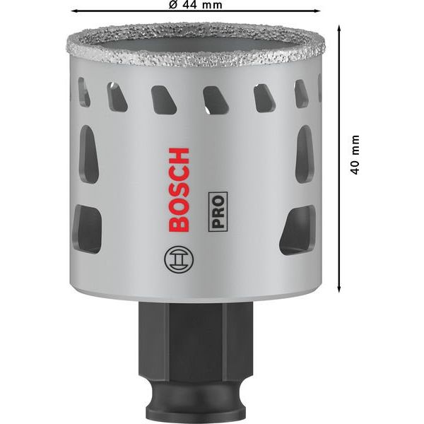 Bosch - Lochsäge PRO Tile PC Plus Lochsäge, 2608901561 44 mm, HS