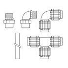 Vaillant - Anschluss-/Rohrbausatz Installationsset 50mm 0020115491 VWL S 15/19 kw