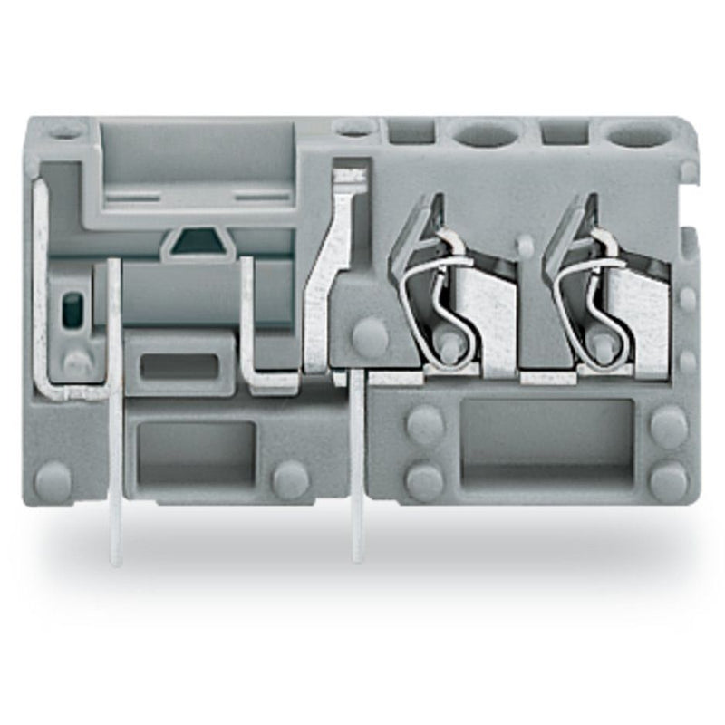 WAGO - Leiterplattenklemme 2LeiterLeiterplattenklemme 742-161 2,5 mm²,grau − 200 Stück