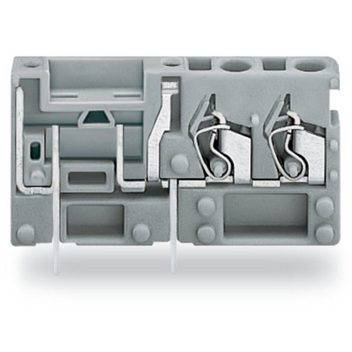 WAGO - Leiterplattenklemme 2LeiterLeiterplattenklemme 742-161 2,5 mm²,grau − 200 Stück