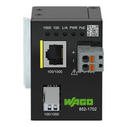 WAGO - Media Konverter Industrial Media Converter 852-1702 Kupfer zu SFP-Port − 1 Stück