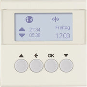 Berker - Bussystem-Zeitschaltuhr KNX-Funk Jalousieschaltuhr 85745182 weiß glänzend