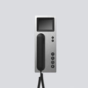 Siedle&Söhne - Innenstation für Türkommunikation Bus-Telefon Standard BTSV 850-03 E/S eds/sw,m.Farbmonitor