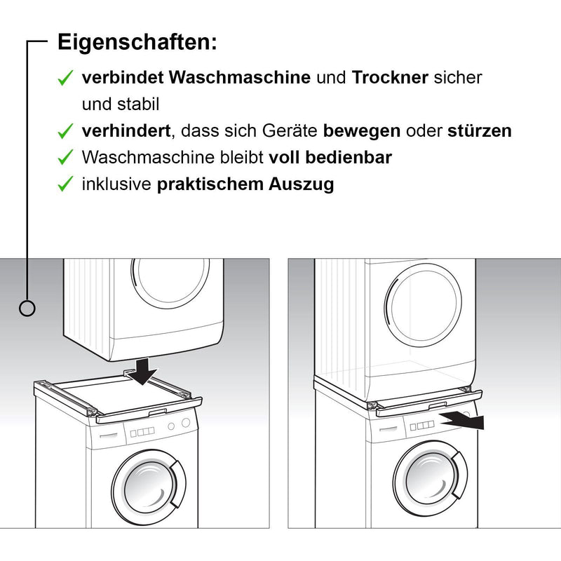 Siemens - Zubehör/Ersatzteile für Geschirrspüler, Wasch- und Trockengerät Verbindungssatz WZ20400 m.Auszug