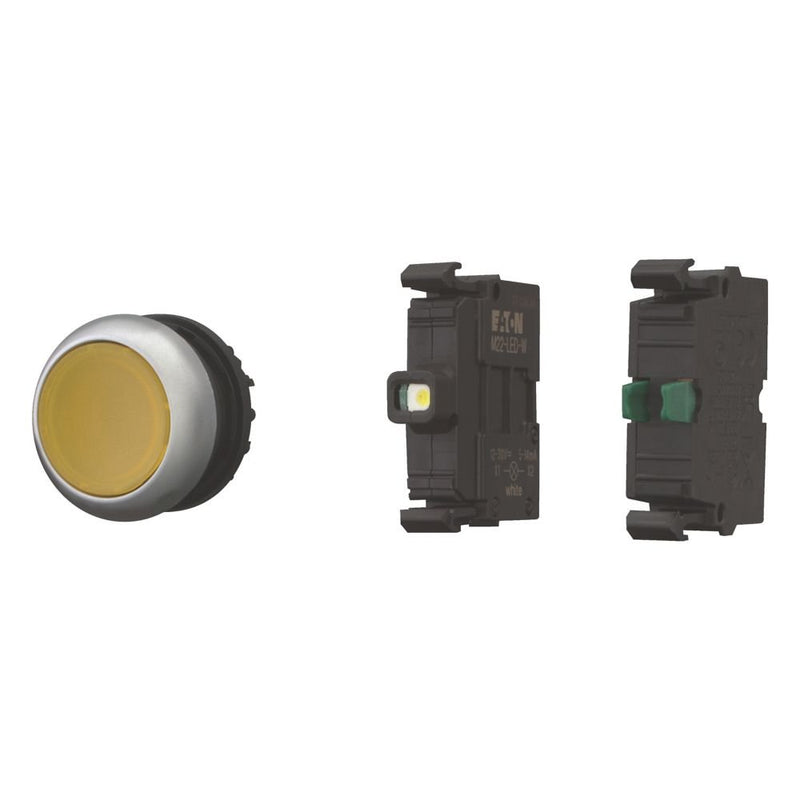 Eaton - Frontelement für Drucktaster Komplettgerät M22-DL-Y-K10LED-BVP Leuchtdrucktaste