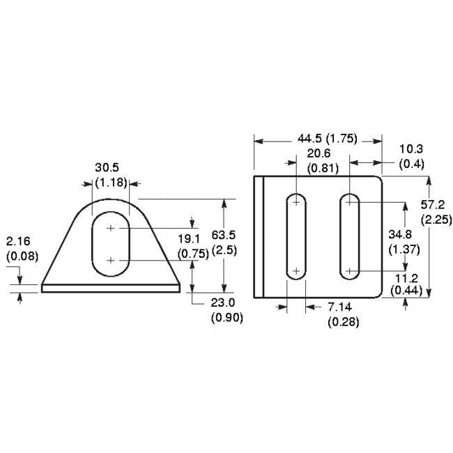 Rockwell - Zubehör/Ersatzteile für Positionsschalter HALTERUNG SENSOR 871A-BRN3 871A-BRN30 0