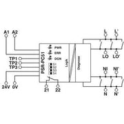 Phoenix Contact - Gerät zur Überwachung von sicherheitsgerichteten Stromkreisen Koppelrelais PSR-PC51-1#2702522 NO-1NC-24DC-SC