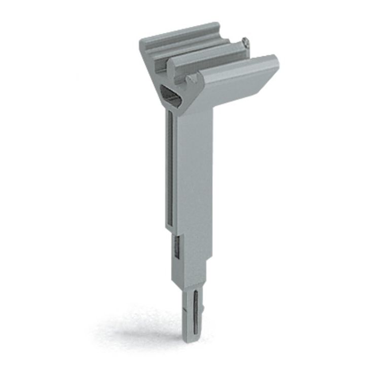 WAGO - Halterung für Bezeichnungsmaterial Gruppenschildträger 870-183 10mm, gr − 50 Stück