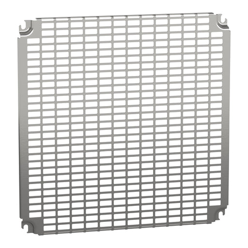 Schneider Electric - Montageplatte für Verteilergehäuse Telequick-Platte NSYMR55 500x500
