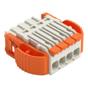 WAGO GmbH & Co. KG - Kabelsteckverbinder für Leiterplattensteckverbinder 1-Leiter-Federleiste,Hebel 2734-1104/038-000 PushinCAGECLAMP,lgr − 50 Stück