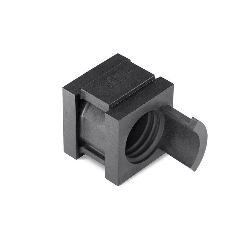 HellermannTyton - Kabelführung für Gehäuse/Schränke Einfachtülle VP-S_14-15 VarioPlate 14-15 mm − 20 Stück