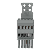 WAGO - Ein- und mehrpolige Klemmenleiste 1-Leiter-Federleiste 769-105/143-000 CAGECLAMP,4mm²,gr − 25 Stück