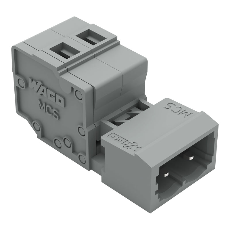 WAGO - Kabelsteckverbinder für Leiterplattensteckverbinder 1-Leiter-Stiftleiste 231-603/032-000 CAGECLAMP,2,5mm²,gr − 100 Stück