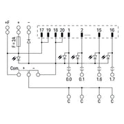WAGO - Übergabemodul 704-2044 DIN 41651
