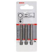 Bosch - Bit Schrauberbit Extra-Hart 2607001735 HEX 6 49 mm 3er-Pack