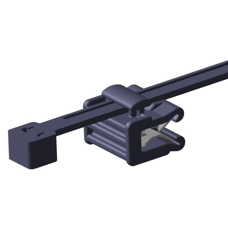 HellermannTyton - Kabelbinder Befestigungsbinder 156-00017(500) 150x4,6 mm, 2tlg − 500 Stück