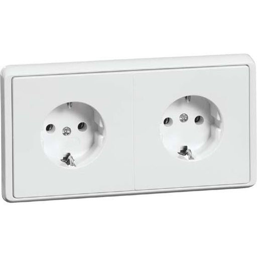 Peha - Schalter-/Steckdosenkombination Steckdose 2f.rws D 95.6512/3.02