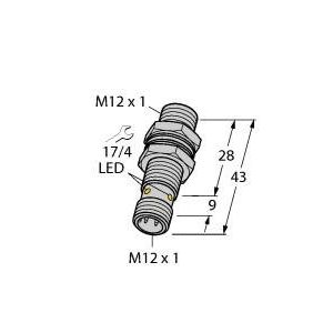 Turck - Induktiver Näherungsschalter Sensor BI2-G12K-AP6X-H1141 induktiv − 1 Stück