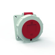 Bals Elektrotech - CEE-Anbausteckdose (IEC 60309) Anbausteckdose Neigung 128171 16A 5p 400V 6h IP67 − 10 Stück