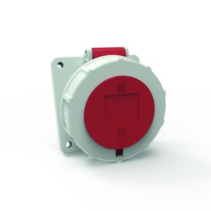Bals Elektrotech - CEE-Anbausteckdose (IEC 60309) Anbausteckdose Neigung 128171 16A 5p 400V 6h IP67 − 10 Stück