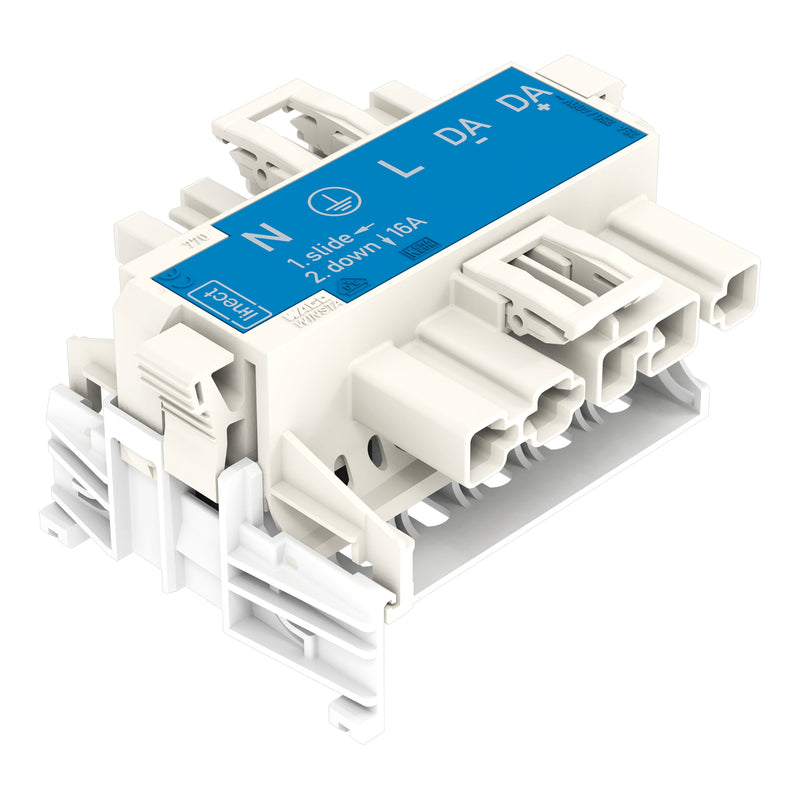 WAGO - Geräteanschluss für steckbare Gebäudeinstallation Linect-T-Steckverbinder 770-7105 Buchse-Stecker 5-p. − 20 Stück