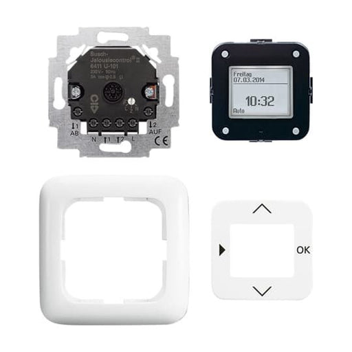 Busch-Jaeger - Jalousiesteuerung Jalousie-Komfort-Timer Set 6411 UJ-214-101 alpinweiß