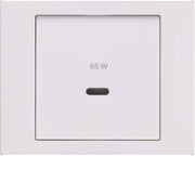 Berker - Einsatz/Abdeckung für Kommunikationstechnik Zentralplatte 48607009 USB K.x, pw gl