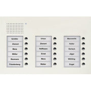 TCS Tür Control - Türstation für Türkommunikation Audio Außenstation PUK 18 PUK18/3-WS Tasten 3-spaltig UP