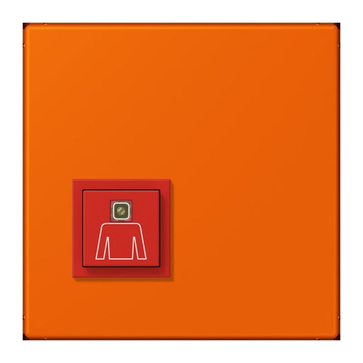 Jung - Behindertenelement für Installationsschalterprogramme Notrufsystem Ruftaster NRS LC 0834 RT 224 orange
