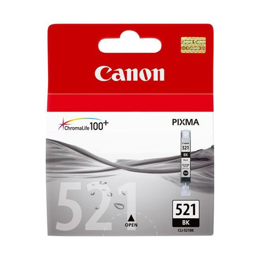 Canon - Verbrauchsmaterial für Telefax/Drucker/MFC Tintenpatrone CLI-521BK9mlsw schwarz