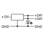 WAGO - Gleichstromversorgung DC/DC-Wandler 859-804 12/24VDC 250mA grau