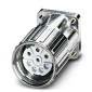 Phoenix Contact - Rundsteckverbinder, feldkonfektionierbar (Industriesteckverbinder) Gerätesteckverbinder SF-5ES1N8AY000 Vorderwand