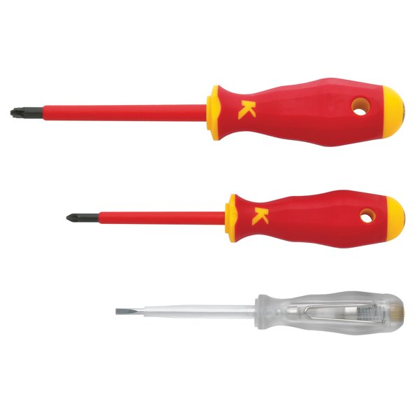 Klauke - Werkzeugset VDE-Schraubendreher-Set KL393IS 3-tlg., Plus-Minus