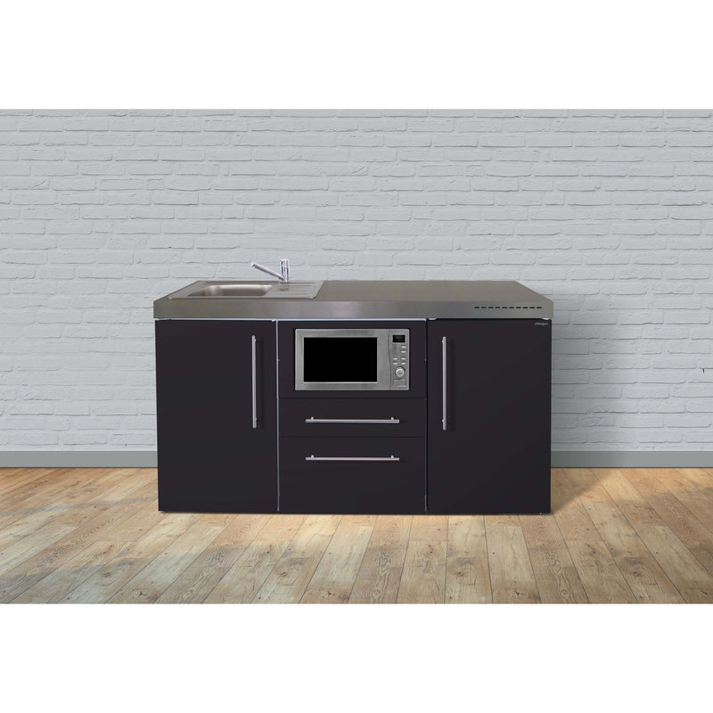 Stengel - Mini-Küche Miniküche Premiumline MPMSM160KSMWKSrBl2S Schwarz matt